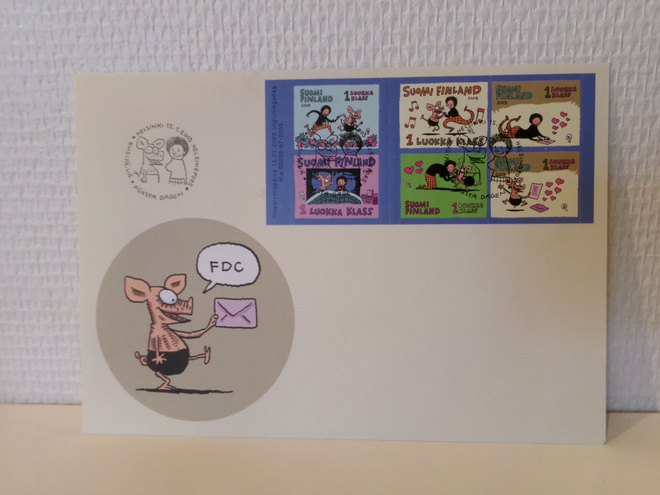 FDC- ensipäiväkuori - Viivi ja Wagner - 2003