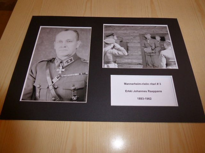 Mannerheim-ristin ritari valokuvat A4 paspis