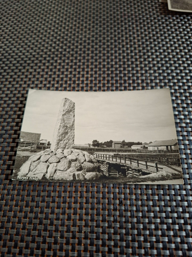 S Närpiö Finnbyn sillan taistelun muistomerkki