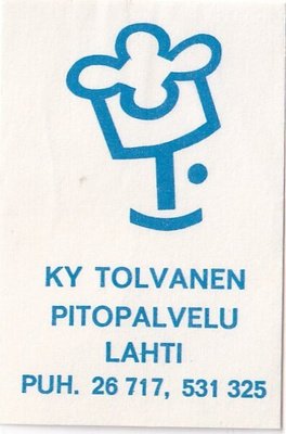 Lahti. Ky Tolvanen Pitopalvelu  ,    s66