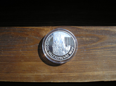 Suomen Hopea-aarre mitali "Porvoon valtiopäivät" Ag.925