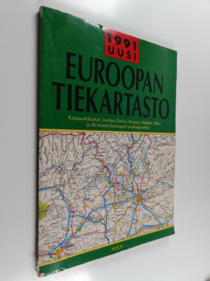 Uusi Euroopan tiekartasto : kaupunkikartat: Lontoo, Parii...