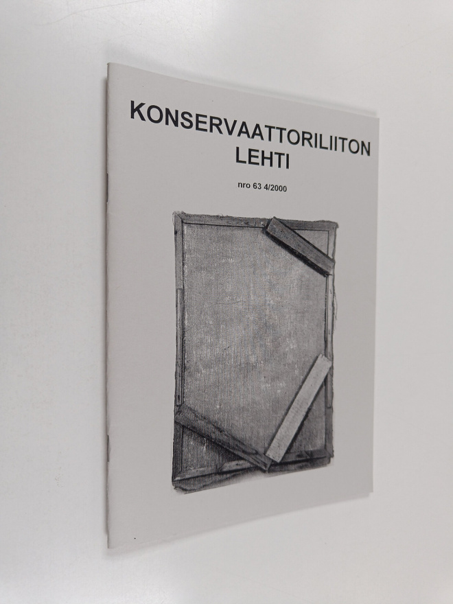 Konservaattoriliiton lehti nro 63, 4/2000