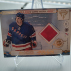 2002 TITANIUM DUAL GAME USED JERSEY BRIAN LEETCH / RICO FATA - pikkukuva 2