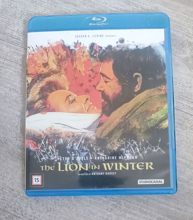 The Lion in Winter BLU-RAY Peter O'Toole Katharine Hepburn