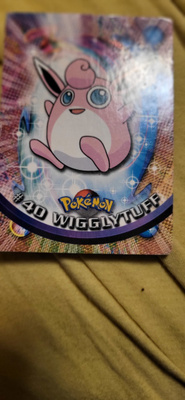 Wigglytuff #40 Blue Topps TV Animation Edition card