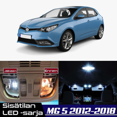 MG 5 (MK1) Sisätilan LED-sarja 6-osainen