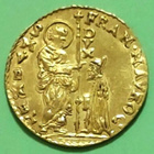 Italy, Venezia Zecchino, Morosine Doge 1688 - 1694 kultaa, - pikkukuva 1