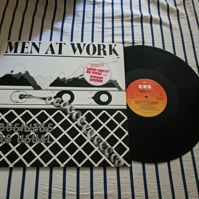 Men At Work – Business As Usual lp 1981 Pop Rock, New Wave