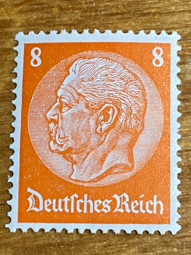 SAKSA REICH PRESIDENTTI HINDENBURG 1934**