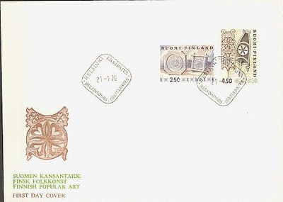 1976 2,5 mk ja 4,5mk FDC