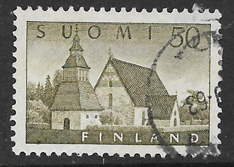Yleismerkki 50mk 1957 (LAPE 474) O