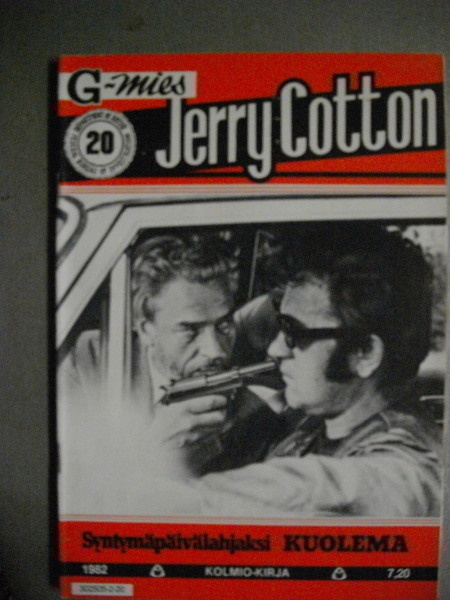 Jerry Cotton 20/1982: Syntymäpäivälahjaksi kuolema (16.3)