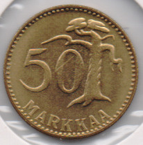1960 50 markkaa kl9