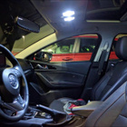 Mazda 2 (MK2) Sisätilan LED-sarja 4-osainen - pikkukuva 2