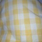 Keltavalkoruudullinen puuvillaverho tankokujalla, 145 x 165 - pikkukuva 4