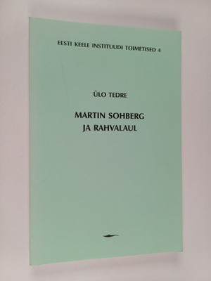 Ulo Tedre : Martin Sohberg ja rahvalaul
