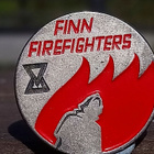FINN FIRE FIGHTERS merkki. Halkaisija - 24 mm. - pikkukuva 5