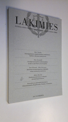 Lakimies 3/2011 : Suomalaisen lakimiesyhdistyksen aikakau...