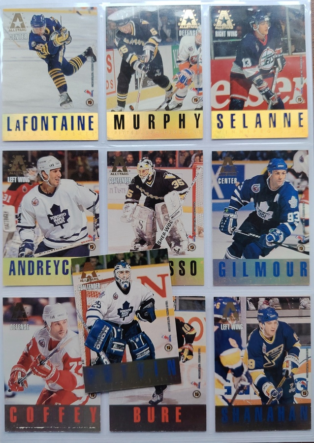 1993-94 Leaf Gold Leaf All Stars täysi setti