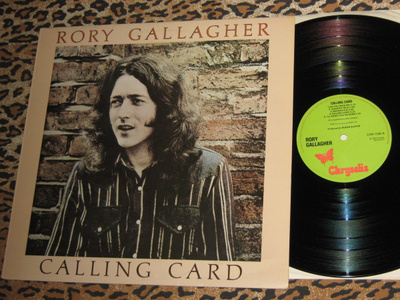 RORY GALLAGHER - Calling Card - LP 1976 blues rock EX-