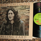 RORY GALLAGHER - Calling Card - LP 1976 blues rock EX- - pikkukuva 1