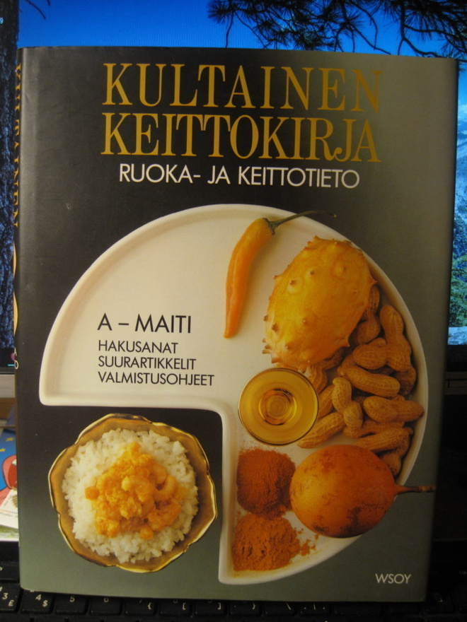 Kultainen keittokirja 3, Ruoka- ja keittotieto: A-Maiti