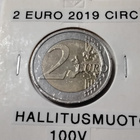 Suomi 2 euro 2019 circ hallitusmuoto 100v - pikkukuva 2