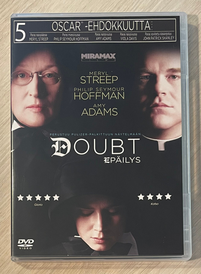 John Patrick Shanley: EPÄILYS (2008) Philip Seymour Hoffman
