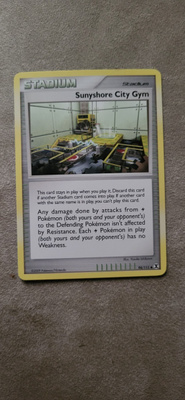 Sunyshore City Gym #94 Pokemon Rising Rivals card