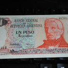 Argentiina 1 Peso 1983-84 P311A UNC - pikkukuva 1