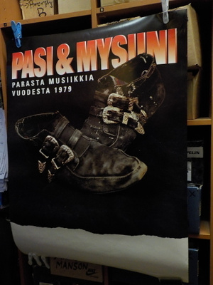 PASI & MYSIINI KÄYTTÄMÄTÖN KEIKKA JULISTE -79 VERY RARE!!!
