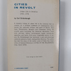 Carl Bridenbaugh : Cities in Revolt - Urban Life in Ameri... - pikkukuva 2