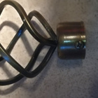 Verhotangon päät 1+1 kpl koukerot d=3 -10cm kromatut patina - pikkukuva 1