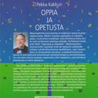 Pekka Kakkuri: Oppia ja opetusta - pikkukuva 2