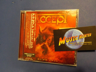 ACCEPT - BLIND RAGE JAPANI PAINOS CD