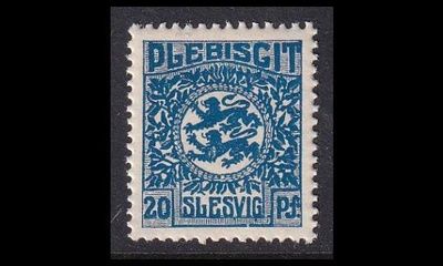 Slesvig 6 * Vaakuna 20 Pf (1920)