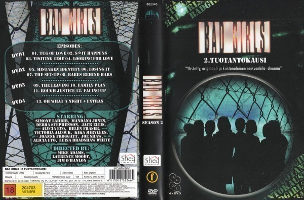 Bad Girls : Kausi 2 (4DVD) Naisvankila Draamaa