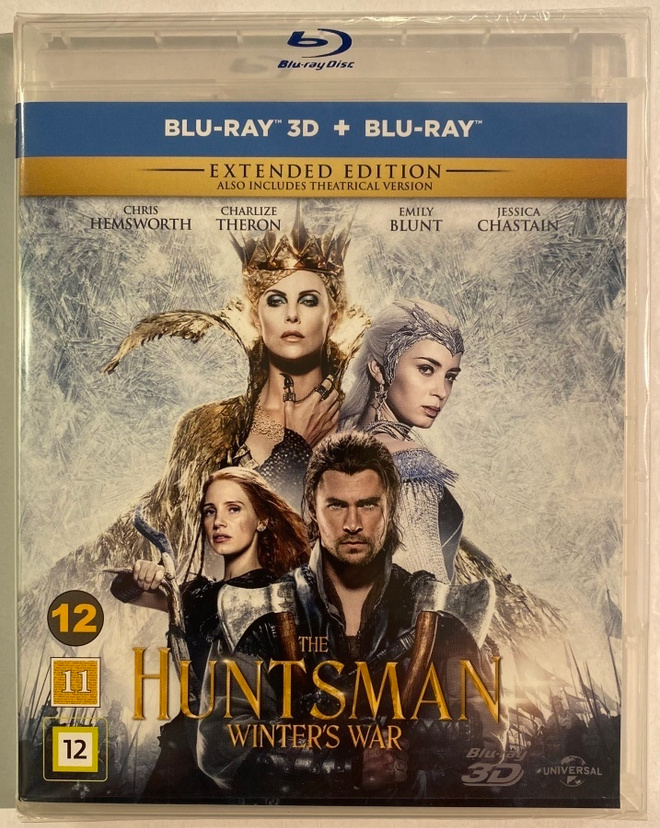 The Huntsman - 3D / 2D - Blu-ray ( uusi, kelmussa )