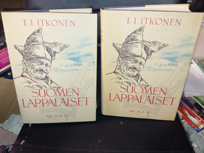 T. I. Itkonen  : Suomen lappalaiset 1-2 ( SIS POSTIKULU )