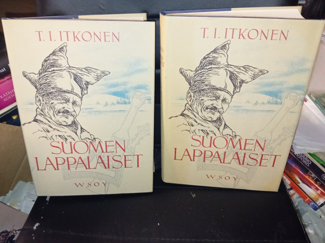 T. I. Itkonen  : Suomen lappalaiset 1-2 ( SIS POSTIKULU )