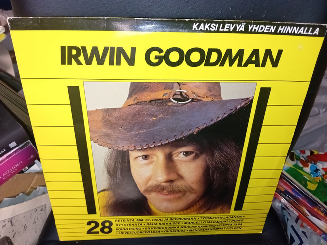 2LP Irwin Goodman  : 28 reteintä  ( SIS POSTIKULU  )