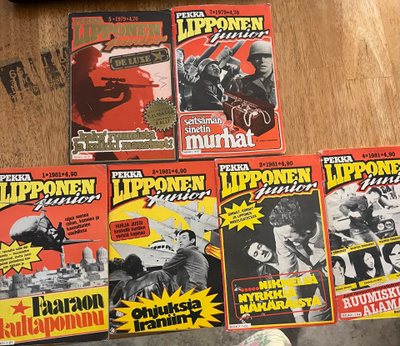 Pekka Lipponen junior irtonumeroita vuosilta 1979 ja 1981