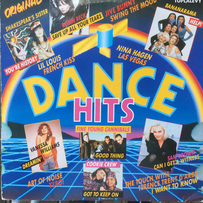 DANCE ORIGINAL HITS  ::  TUPLALEVY  ::  2xVINYYLI  LP   1989