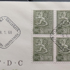 Yleismerkki-M1963- 0,02 mk FDC - pikkukuva 2