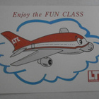 LTE airlines, Enjoy the FUN CLASS, piirrospk, ei p. - pikkukuva 1