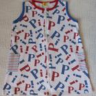 Peppi liivimekko, kirjaimet --- 116 cm - pikkukuva 2