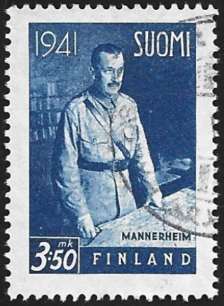 1941 Mannerheim 3:50 mk leimattu LaPe 252 W I 25 mm