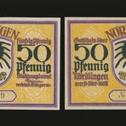 Saksa Notgeld 5 x 50 Pfg, Nördlingen 1919 - pikkukuva 5