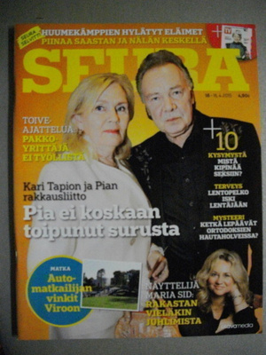 Seura lehti Nro 16/2015 (14.3)